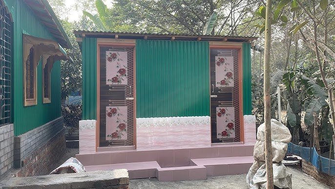 স্বাস্থ্যসম্মত ওয়াশরুম নির্মাণ